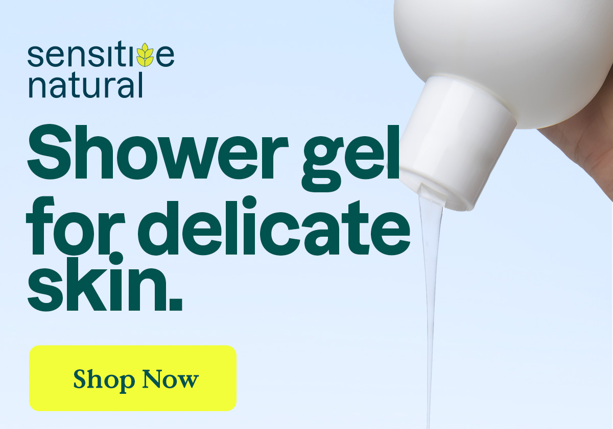 shower gel for delicate skin