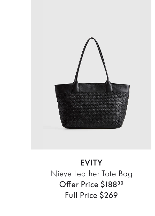 EVITY Nieve Leather Tote Bag