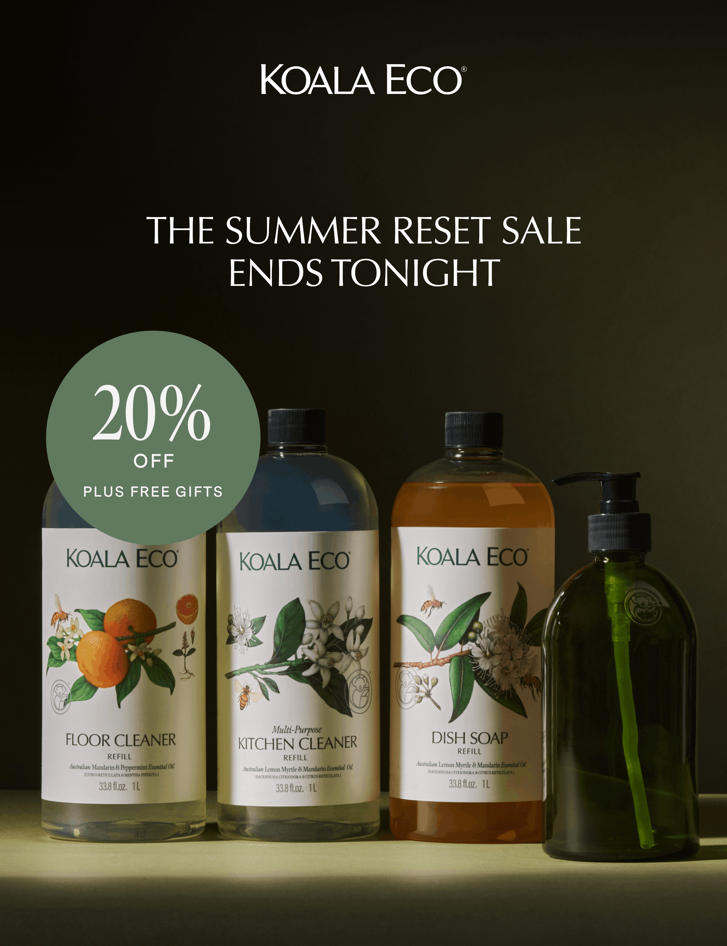 KOALA ECO: The Summer Reset Sale Ends Tonight