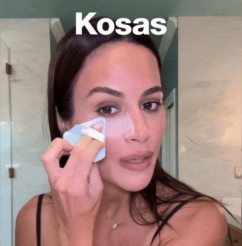 How our founder sets makeup for an instant filter finish.