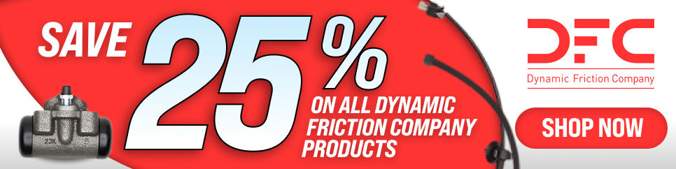 Save 25% on all DYNAMIC FRICTION PRODUCTS