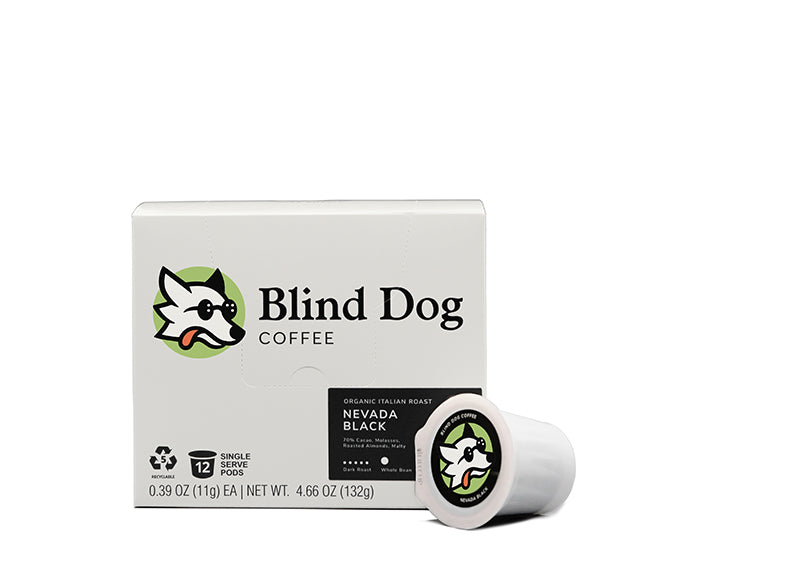 Image of 12 cups Organic Nevada Black Dark Italian Roast