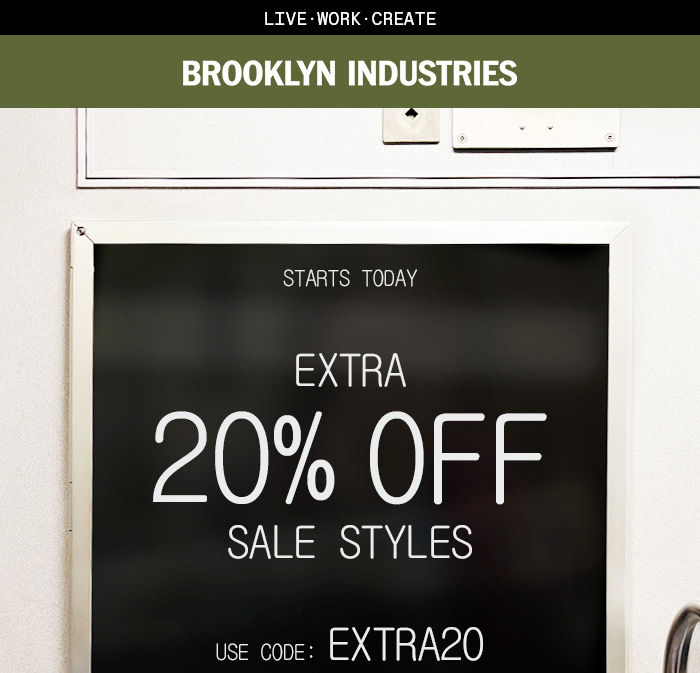 Extra 20% Off Sale
