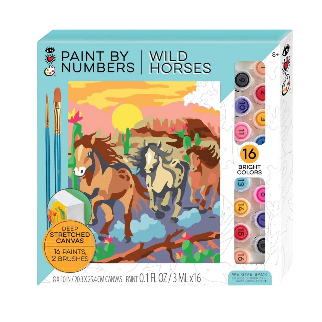 Image of Iheartart Paint By Numbers Wild Horses