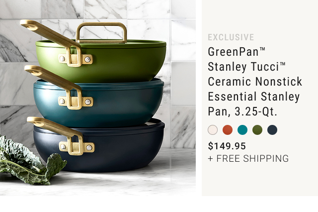 EXCLUSIVE - GreenPan™ Stanley Tucci™ Ceramic Nonstick Essential Stanley Pan, 3.25-Qt. - $149.95 + Free Shipping
