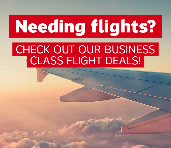 Check out our business class flight deals!