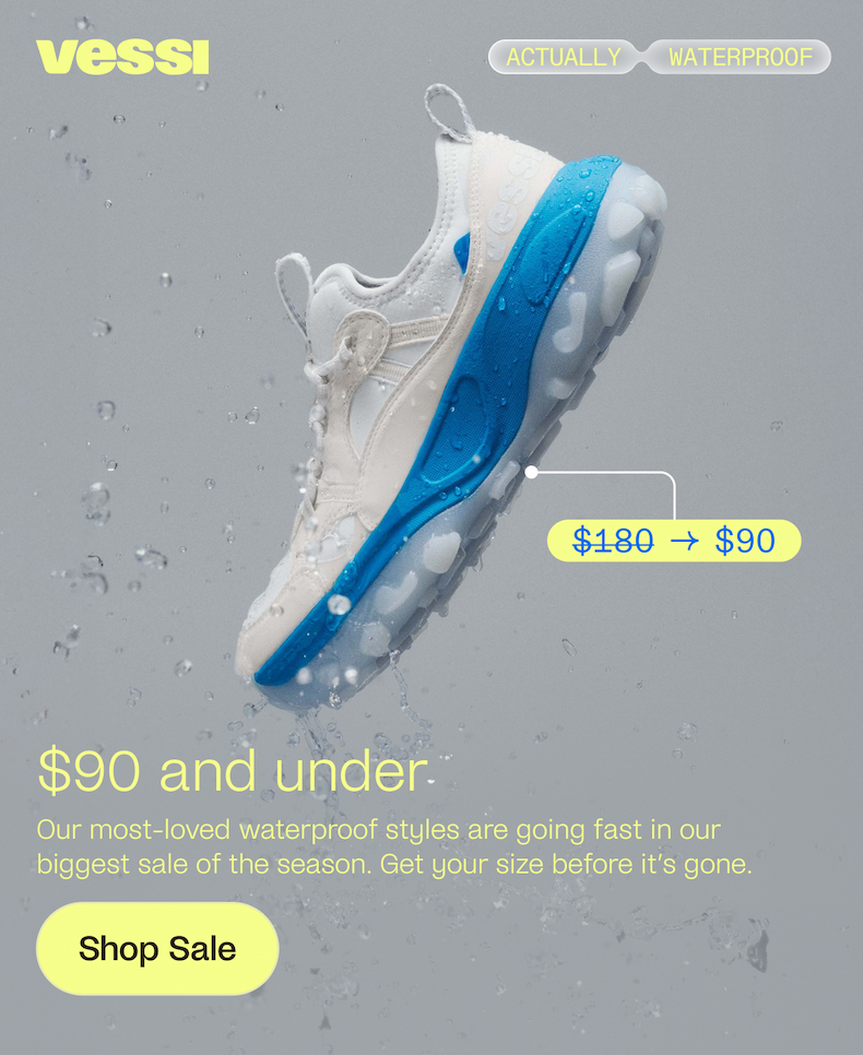 Our most-loved waterproof styles for $90 and under