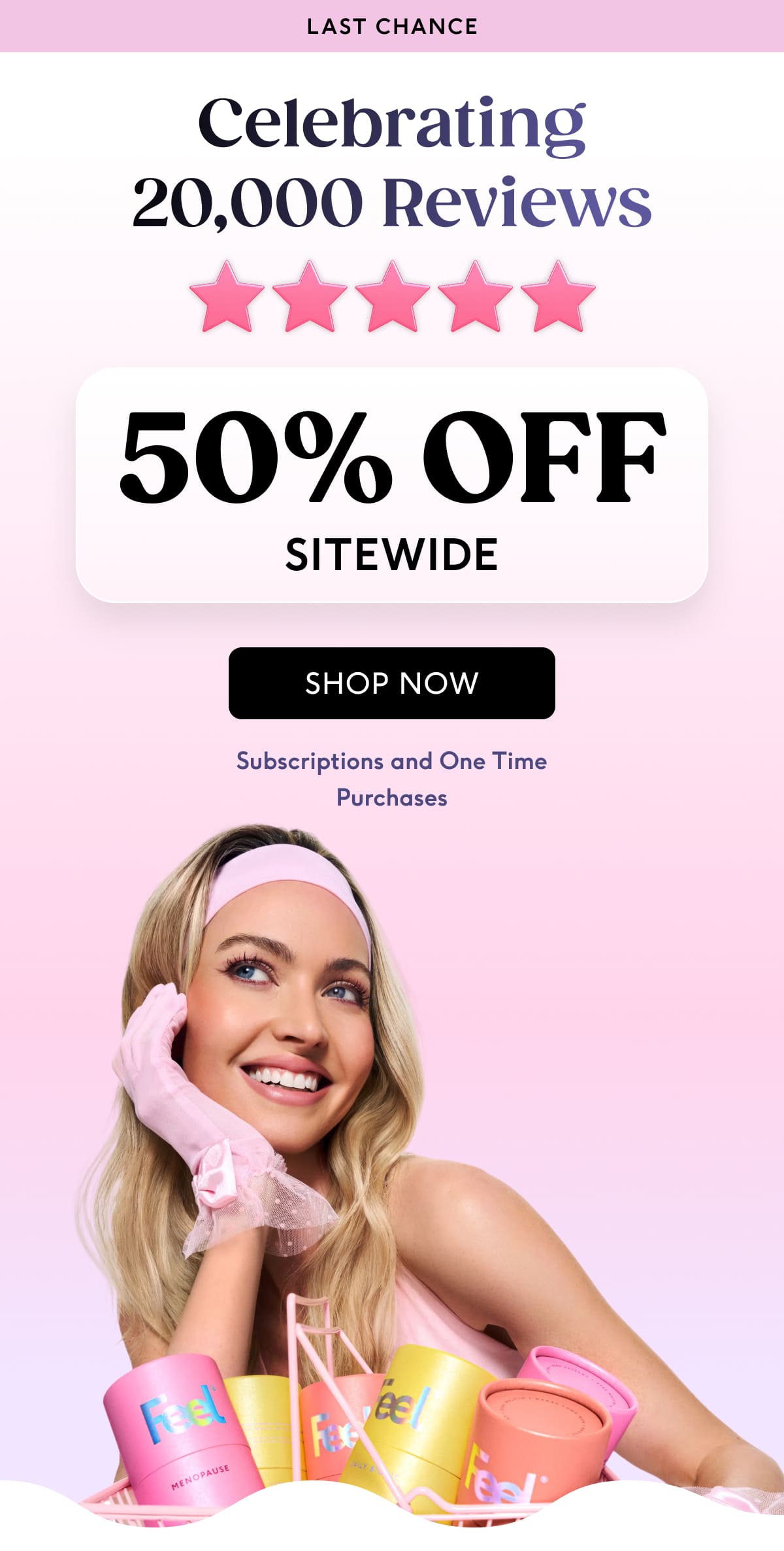 24 hours - 25% OFF sitewide