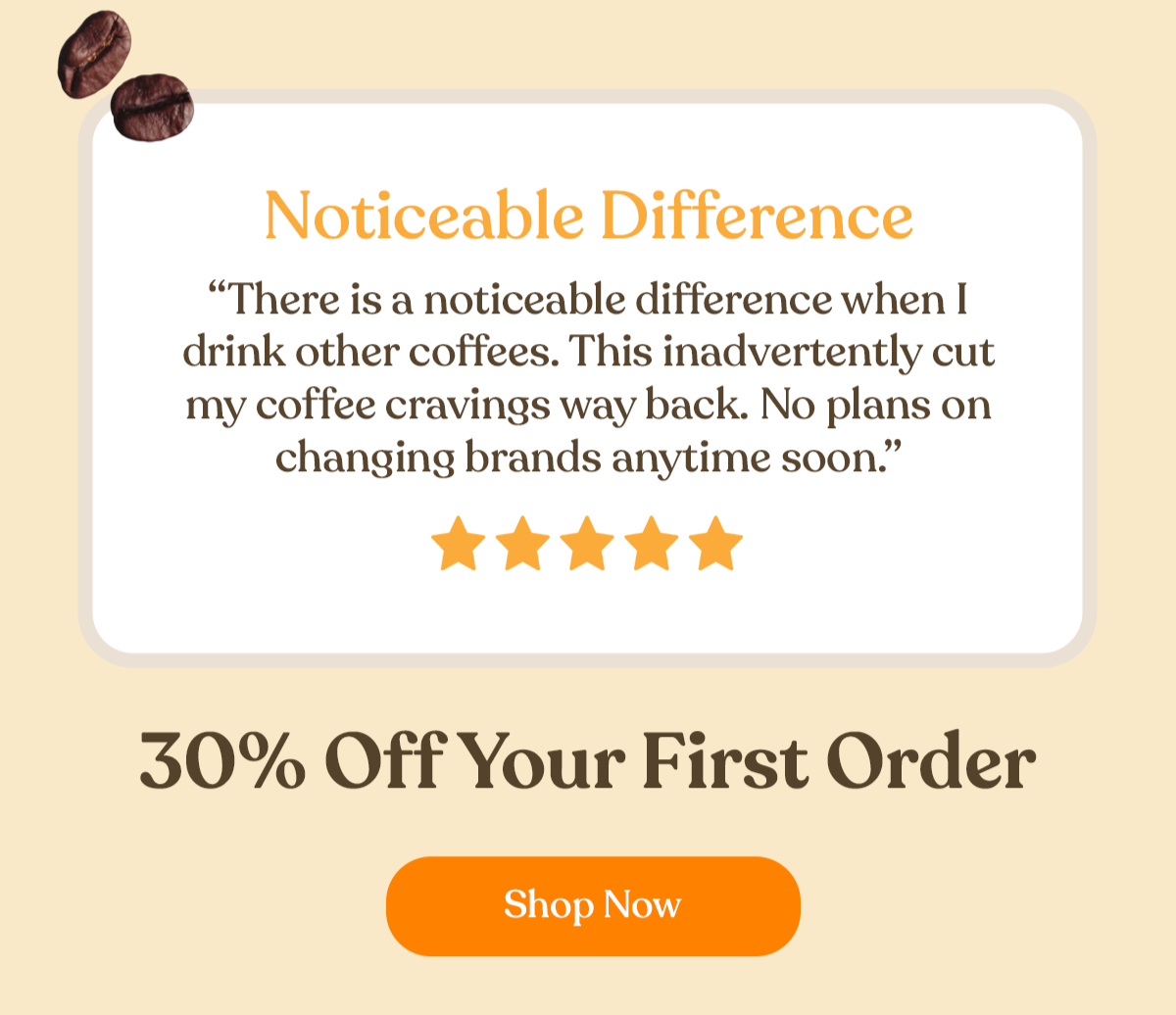 30% Off Your First Order