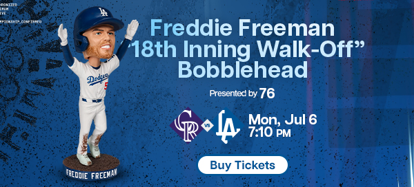 Freddie Bobblehead - July 6
