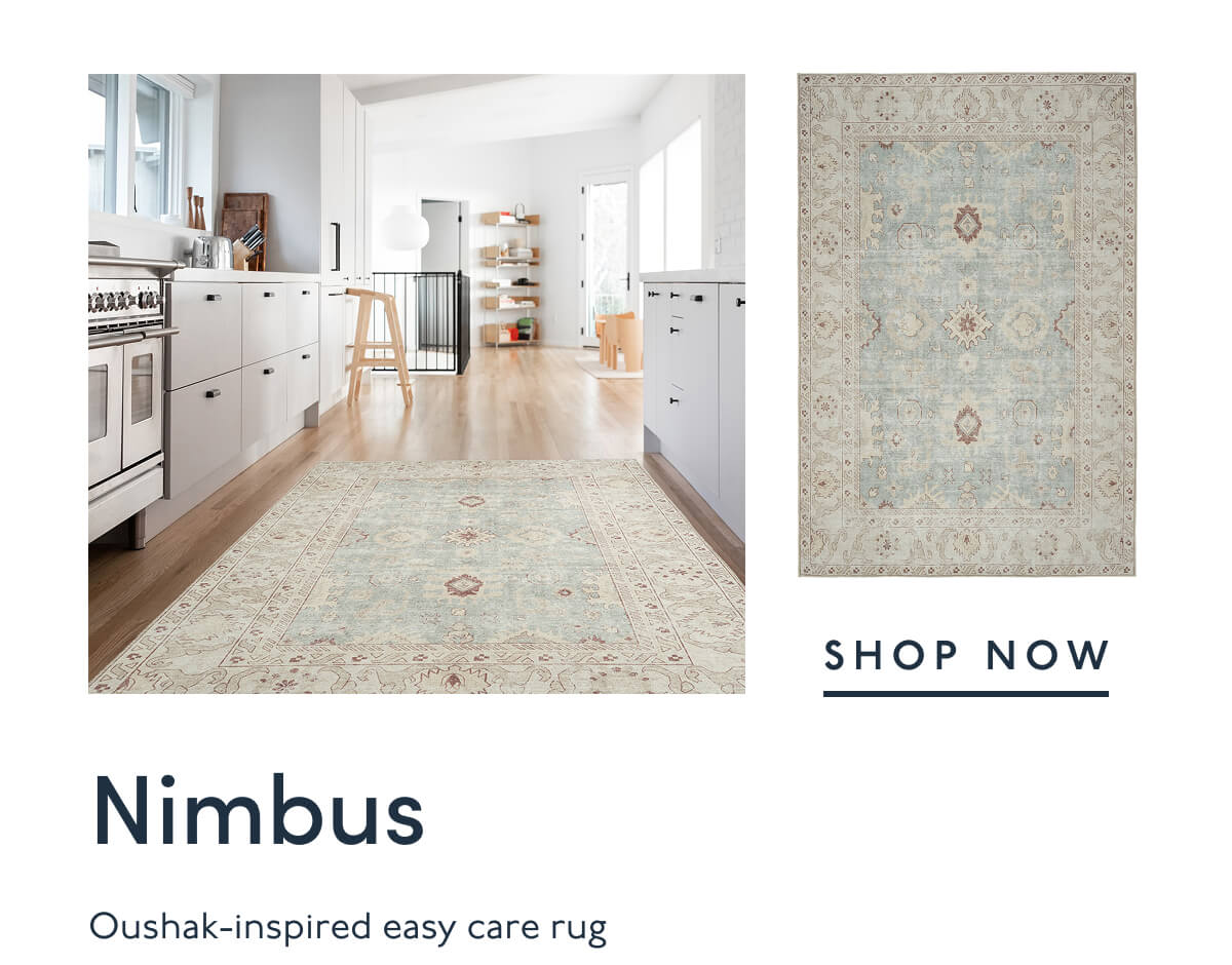 Nimbus | Oushak-inspired easy care rug | SHOP NOW