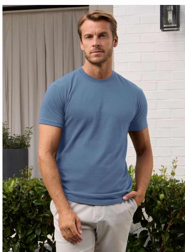 Jetsetter Tee in Bering Sea