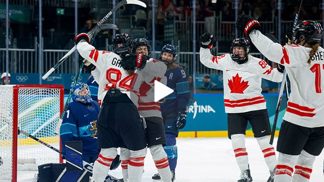GAME RECAP: CANADA 5, FINLAND 0