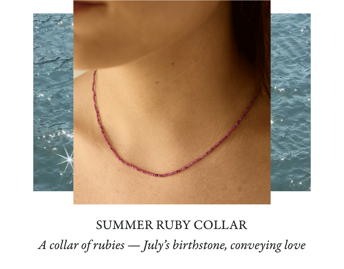 Summer Ruby Collar