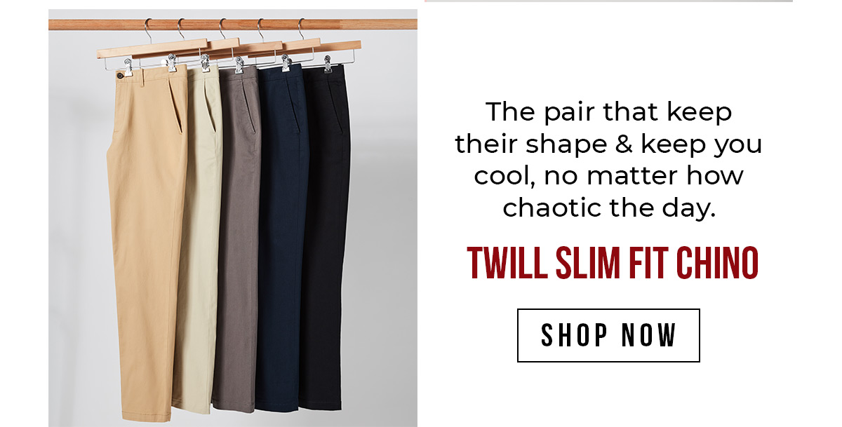 Shop the Twill Slim Fit Chino