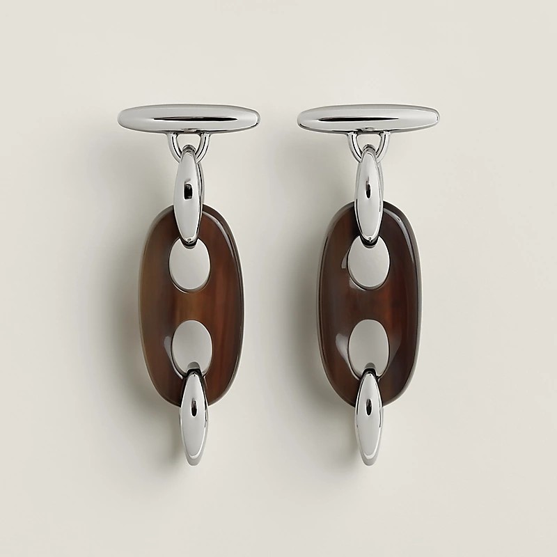 Image of the Rivage earrings, small model