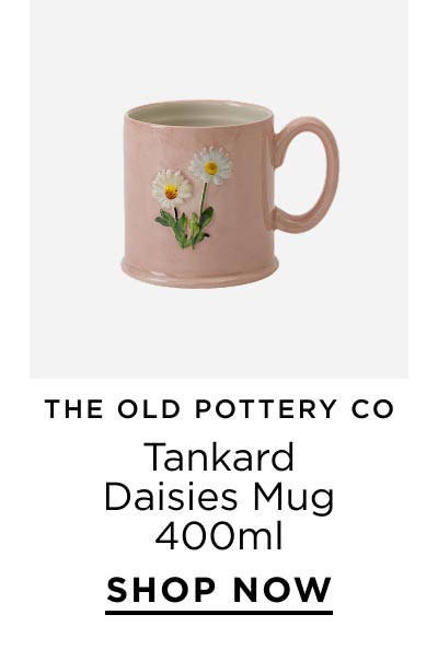The Old Pottery Co	Tankard Daisies Mug 400ml