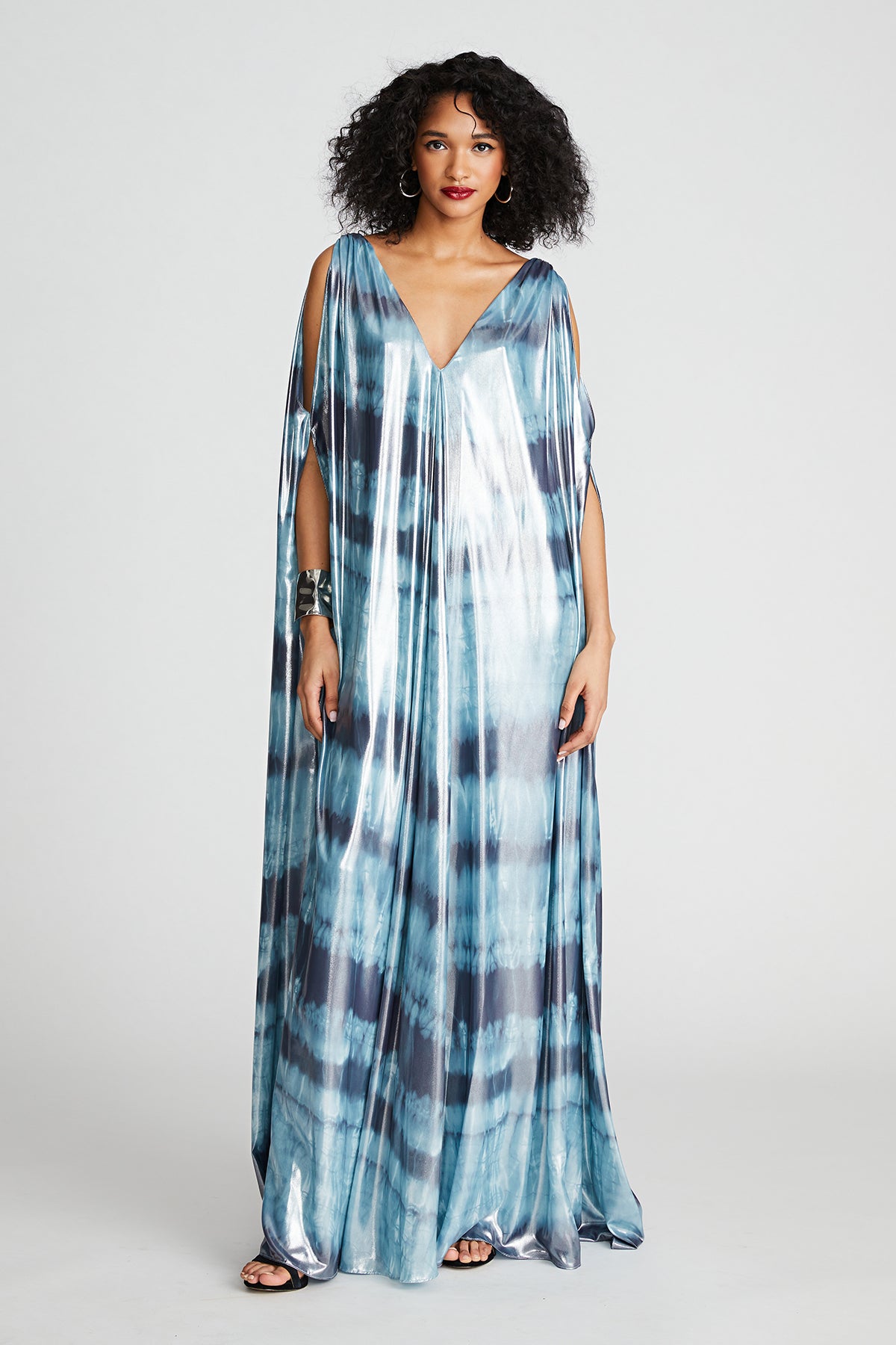 Image of Umi Gown In Iridescent Chiffon