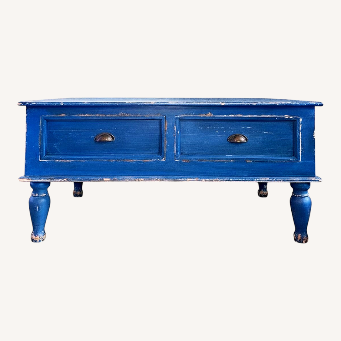 Image of Vintage French Coffee Table (4-drawer)