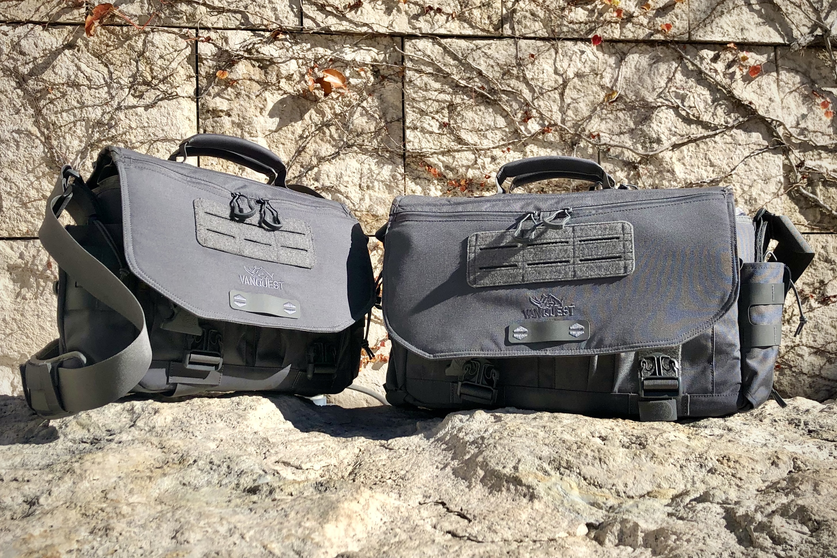 ENVOY-13 and ENVOY-17 Messenger bags in Wolf Gray
