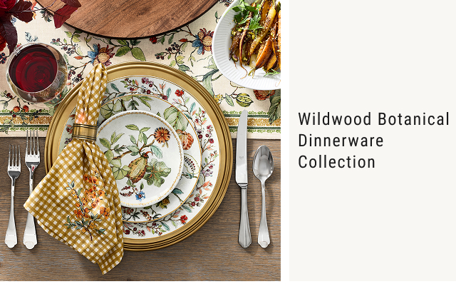 Wildwood Botanical Dinnerware Collection