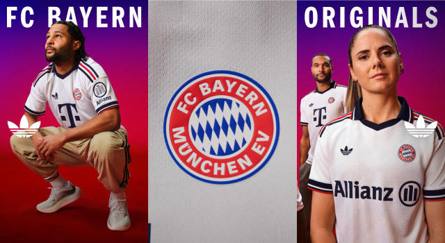 A classic look, inspired by the 90s and 00s, aura-coded for match day and every day.