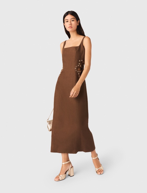 Long linen dress