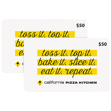 California Pizza Kitchen Two $50 eGift Cards ($100 Value)