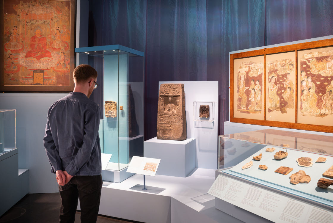 Inside the Ancient India exhibition.