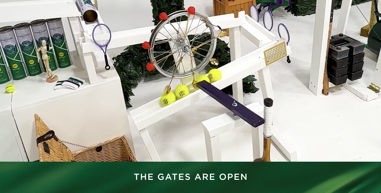 The gates are open