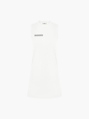 365 Midweight Short Dress—Off-White