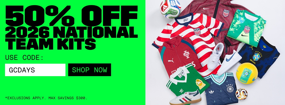 Save up to 50% OFF National Team gear