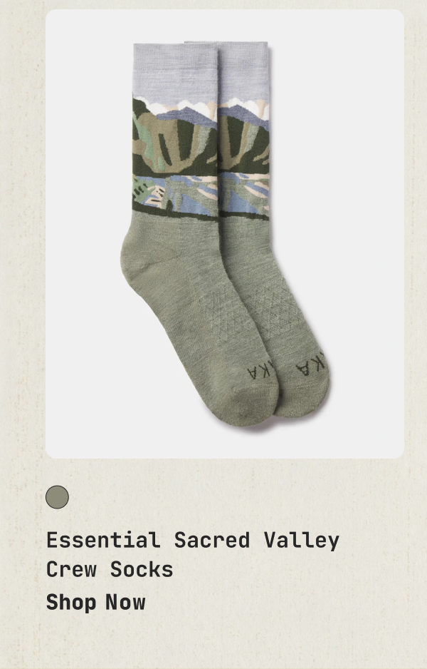 Essential Sacred Valley Crew Socks