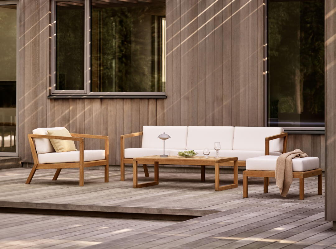Virkelyst Outdoor 3 Seater Sofa by Says Who for Fritz Hansen