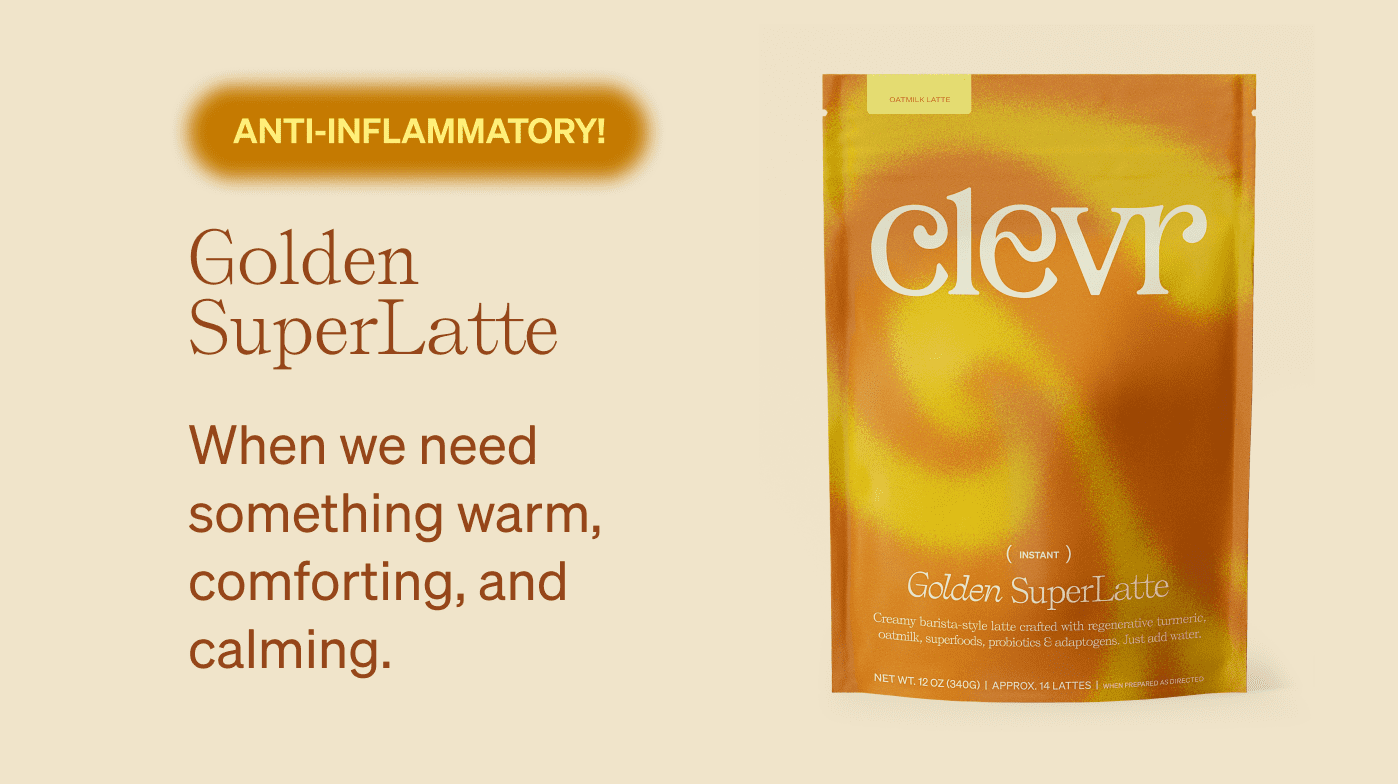 Anti-inflammatory! Golden SuperLatte When we need something warm, comforting, and calming.