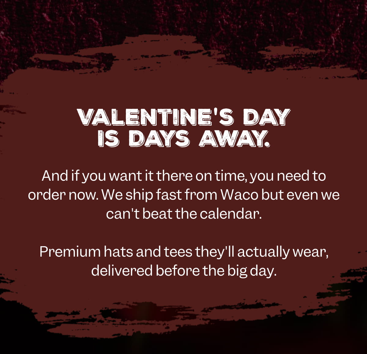 Valentine's Day is days away.