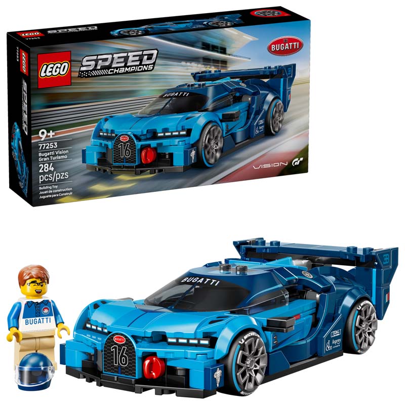 Image of LEGO Speed Champions Bugatti Vision GT Hyper Sports Car 77253