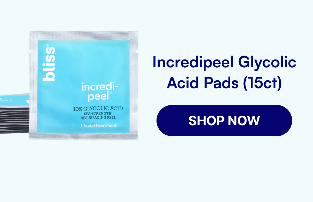Incredipeel Glycolic Acid Pads (15ct) SHOP NOW