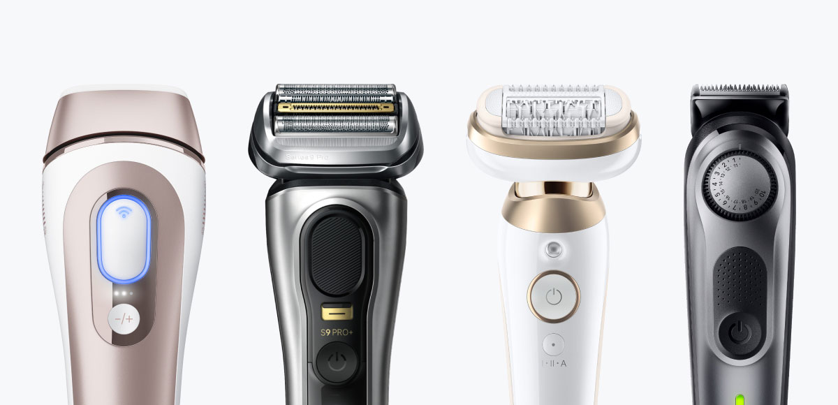 Showcase of Braun products