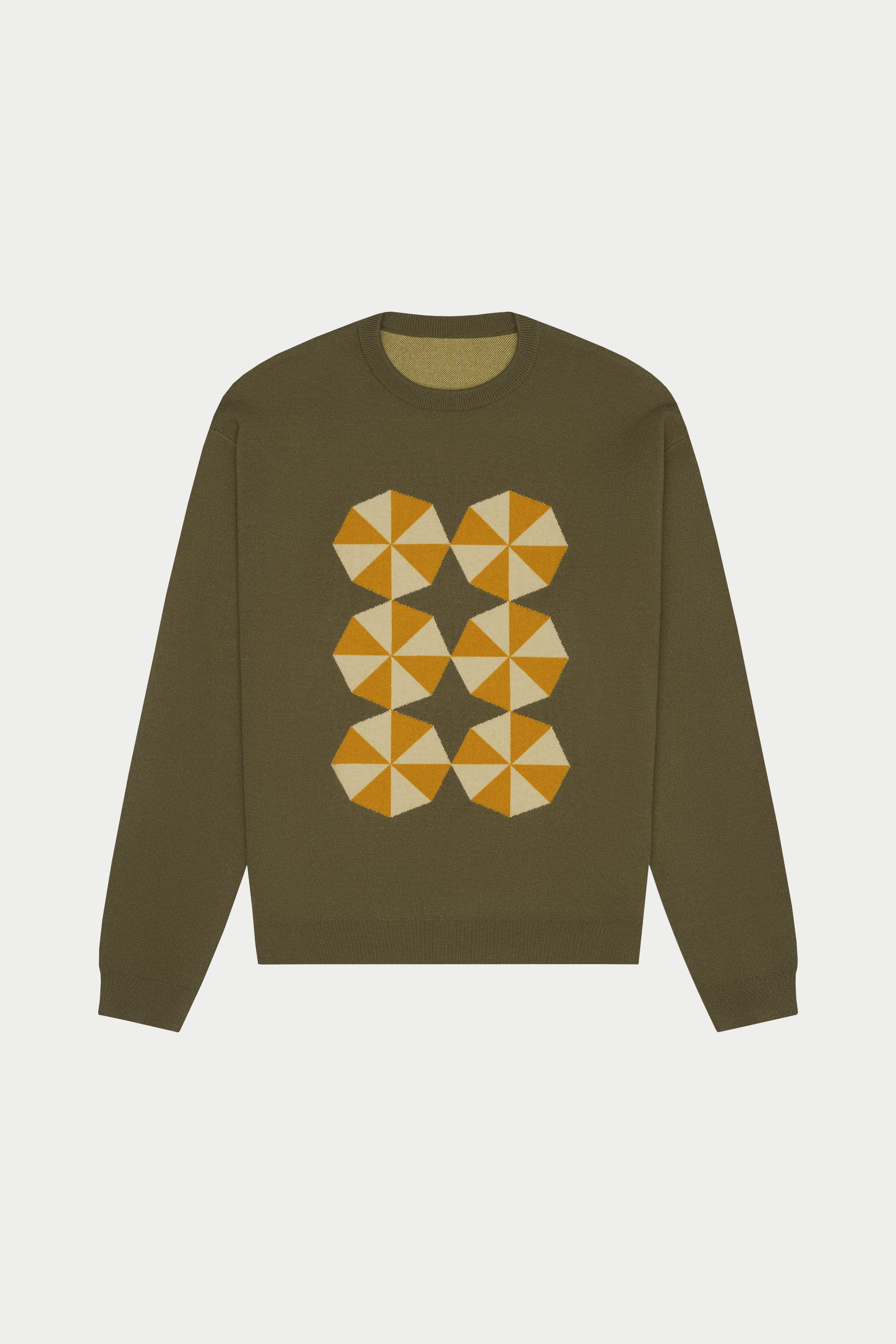 Image of Green Umbrella Knit Sweater