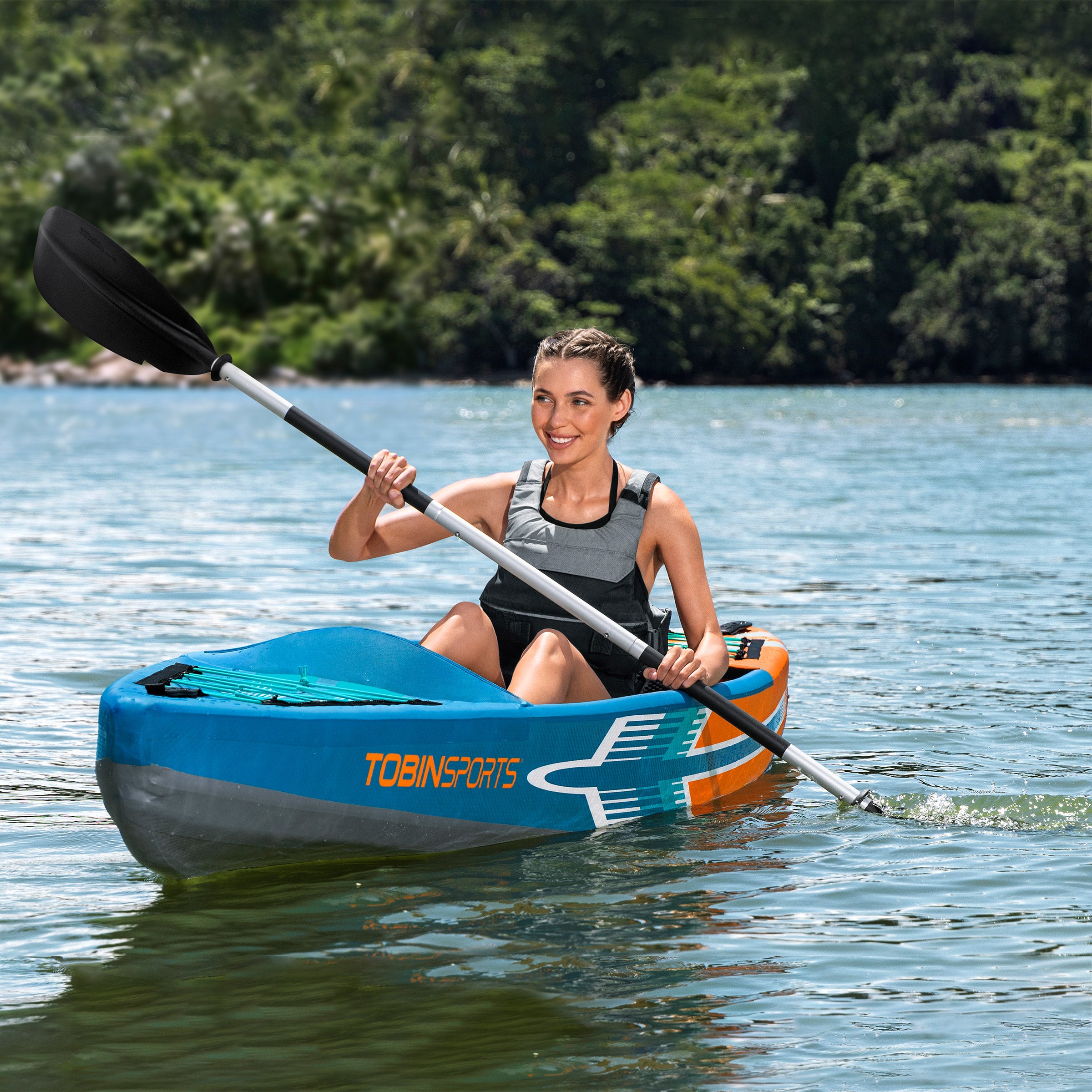 Tobin Sports Breakwater Pro X1 12' Inflatable Kayak