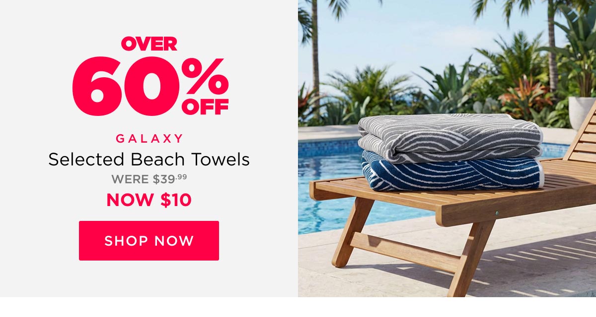 Galaxy	Selected Beach Towels	