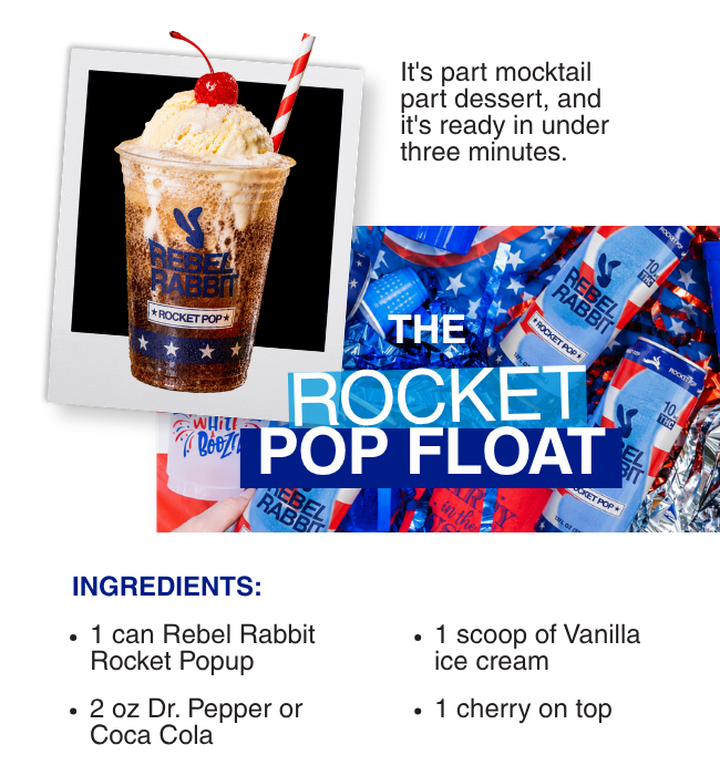 The Rocket Pop Float Ingredients