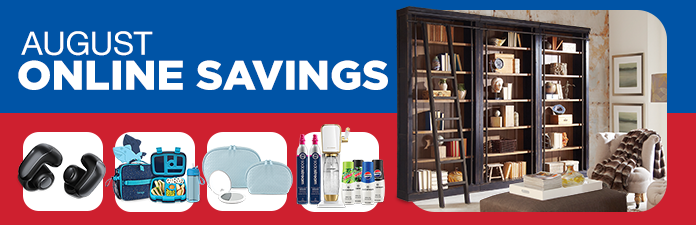 Shop August Online Savings