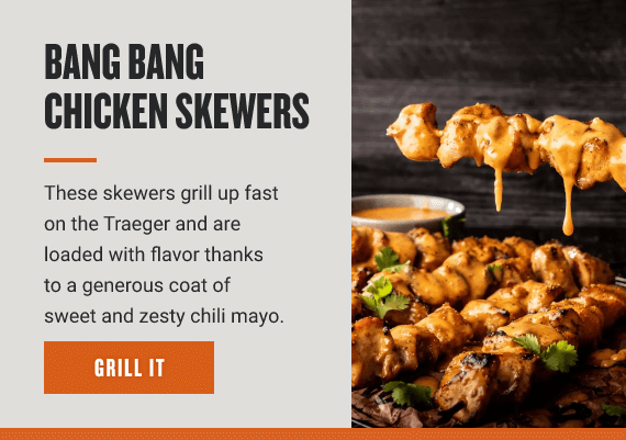 Bang Bang Chicken Skewers 