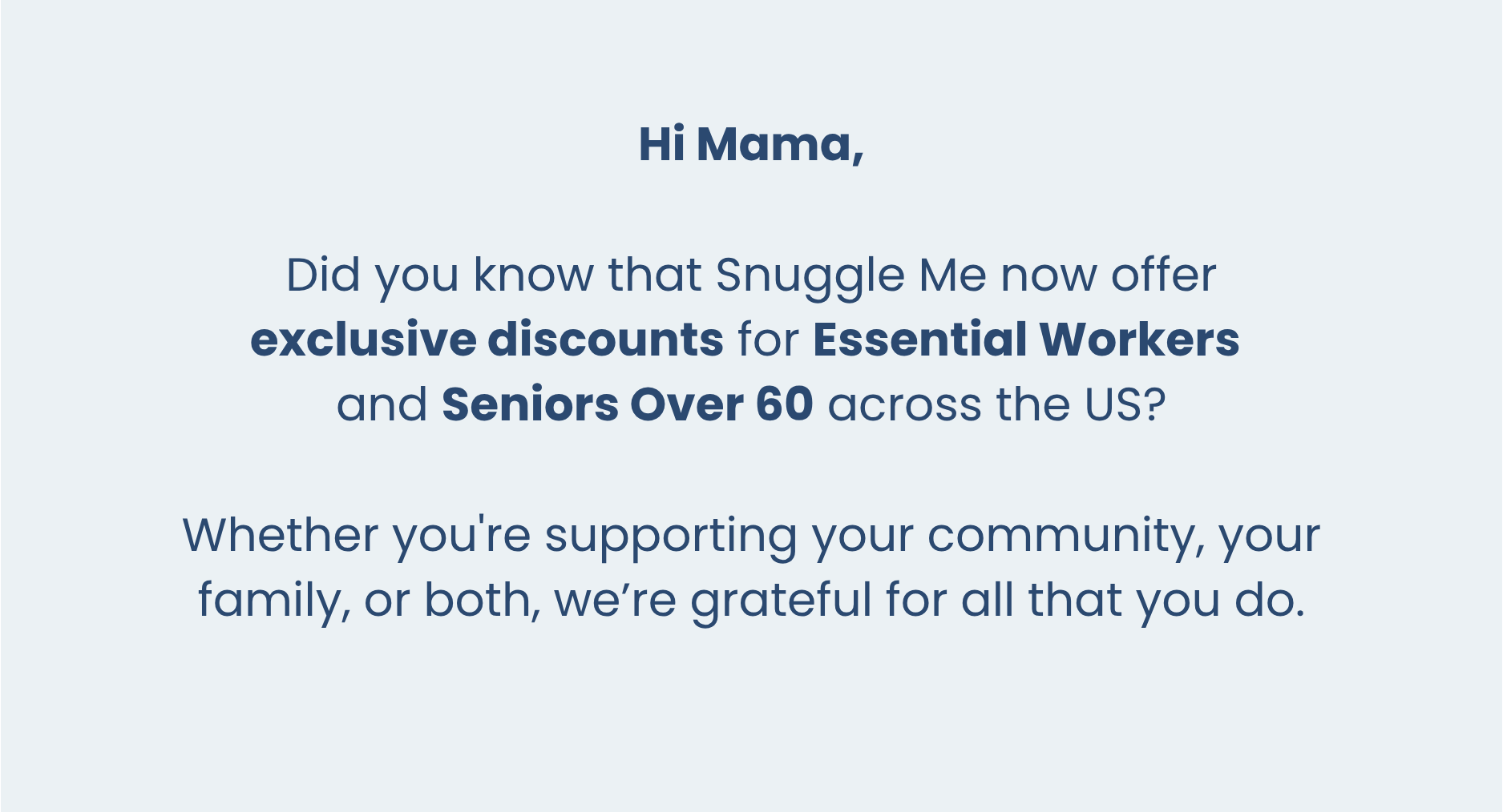 Hi Mama, 