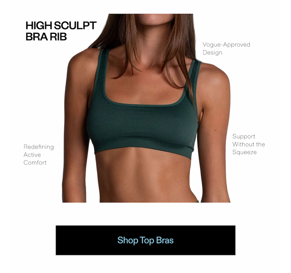 High Sculpt Bra Rib - Shop Top Bras