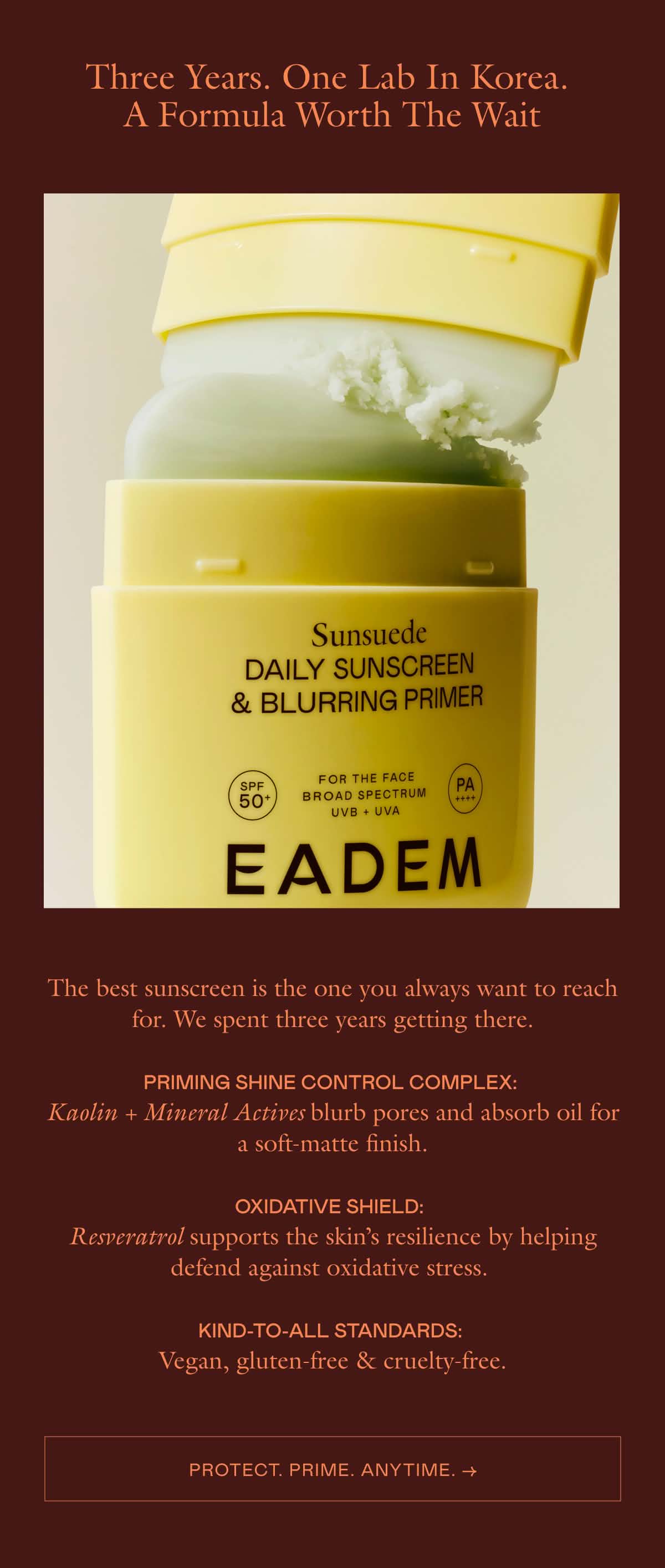Protection Meets Primed Complexion