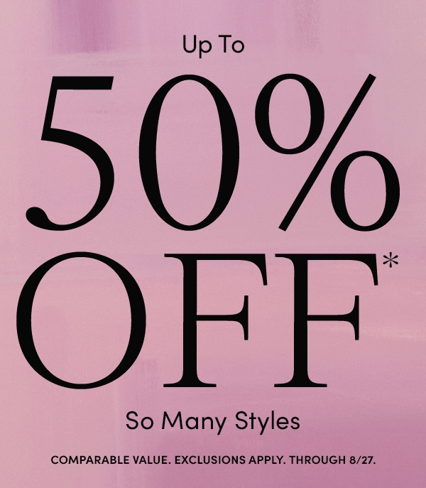 Up to 50% Off