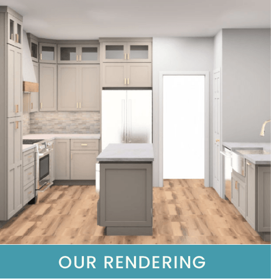 3D Kitchen Rendering
